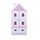 Кукольный домик "Тереза", Материал: МДФ 10, Цвет: Лиловый с розовым