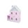 Кукольный домик "Снежана" с дверками, Цвет: Розовый с белым