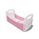 Кроватка для кукол до 43 см, коллекция Ассоль, цвет розовый/белый (с комплектом постельного белья)