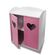 Шкафчик для кукол, коллекция Ассоль, цвет розовый/белый, изображение 2