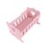 Кроватка ЭКО  для кукол до 45 см Mommy, цвет розовый., изображение 3