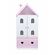 Кукольный домик "Тереза", Материал: МДФ 10, Цвет: Белый с розовым