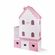 Кукольный домик "Стефания" с дверками, Цвет: Белый с розовым
