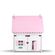Кукольный домик "Барби хаус" со съемной крышей., Цвет: Белый с розовым, изображение 2