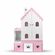 Кукольный домик "Стефания" с дверками, Цвет: Белый с розовым, изображение 2