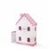 Кукольный домик "Снежана" с дверками, Цвет: Белый с розовым, изображение 2
