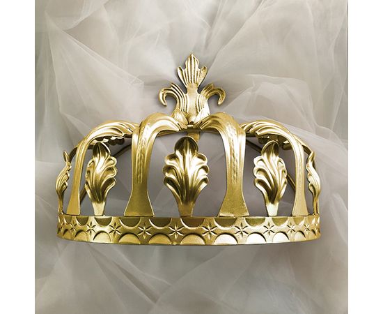 Балдахин металлический "Корона", Размер (ширина), см: 50, Размер (высота), см: 40, Цвет: Золотой