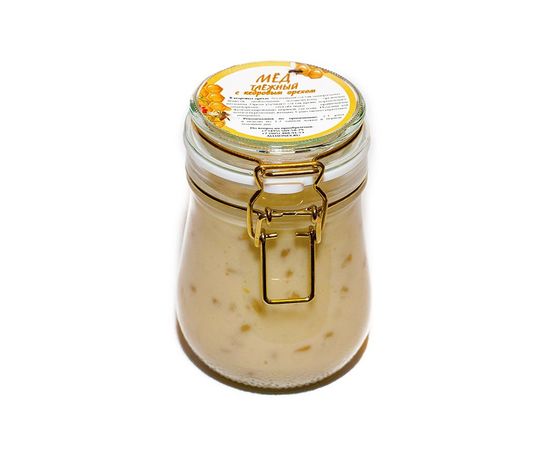 Мёд Таёжный с Кедровым орехом (550 г), Вес, г: 550