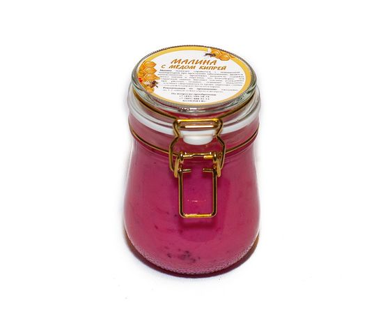 Мёд Кипрей с малиной (600 гр), Вес, г: 600