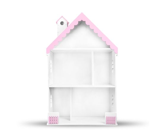Кукольный домик Вероника  бело-розовый